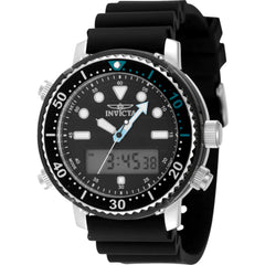Invicta Men's Watch - Pro Diver Black Analog-Digital Dial Silicone Strap | 48367