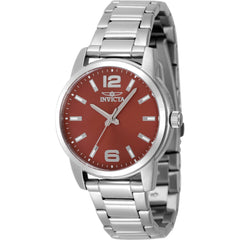 Invicta Women's Watch - Celestial Red Dial Silver Stainless Steel Bracelet | 48500