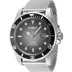 Invicta Men's Watch - Pro Diver Automatic Grey Dial Silver Tone Mesh Bracelet | 48629