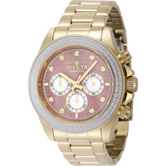 Invicta Men's Watch - Elite Diamond Quartz Chronograph Yellow Gold Bracelet | 48753