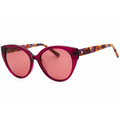Bebe Women's Sunglasses - Berry Acetate Cat Eye Shape Full Rim Frame | BB7243 612
