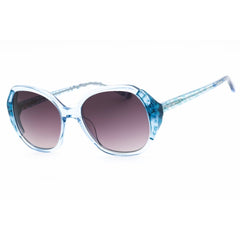 Bebe Women's Sunglasses - Blue Animal Acetate Butterfly Full Rim Frame | BB7245 422
