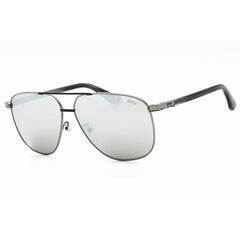 BMW Men's Sunglasses - Shiny Palladium Metal Aviator Shape Full Rim Frame | BW0030 16C
