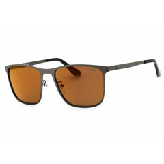 BMW Men's Sunglasses - Matte Gunmetal Metal Square Shape Full Rim Frame | BW0052-H 09J