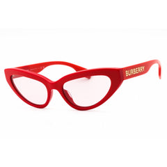 Burberry Women's Sunglasses - Red Plastic Cat Eye Full Rim Frame | 0BE4373U 3919/5