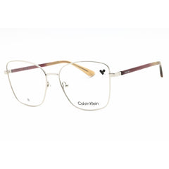 Calvin Klein Women's Eyeglasses - Silver Metal Butterfly Full Rim Frame | CK23128 045
