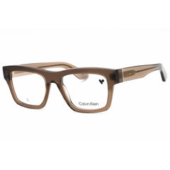 Calvin Klein Men's Eyeglasses - Brown Acetate Square Full Rim Frame | CK24525 200