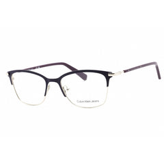 Calvin Klein Jeans Women's Eyeglasses - Satin Purple Cat Eye Full Rim | CKJ19312 502