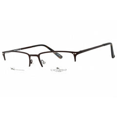 Chesterfield Men's Eyeglasses - Dark Brown Metal Half Rim Frame | CH 84XL 0R0Z 00