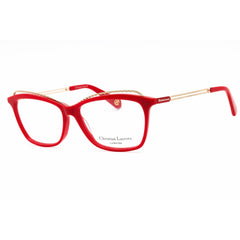Christian Lacroix Women's Eyeglasses - Red Plastic Cat Eye Full Rim Frame | CL1074 252