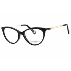 Christian Lacroix Women's Eyeglasses - Black Plastic Cat Eye Full Rim | CL1078 001