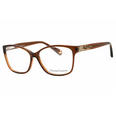 Christian Lacroix Women's Eyeglasses - Brown Plastic Cat Eye Full Rim | CL1091 155