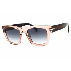 David Beckham Men's Sunglasses - Pink Striped Brown Square Frame | DB 7099/S 0ASA 9O