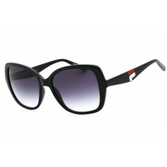 Fila Women's Sunglasses - Black Acetate Butterfly Shape Full Rim Frame | SFI183 0BLA