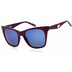 Fila Women's Sunglasses - Purple Acetate Cat Eye Shape Full Rim Frame | SFI184 0PUR