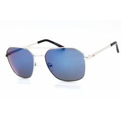 Fila Men's Sunglasses - Blue Flash Lens Silver Metal Full Rim Frame | SFI278 0579