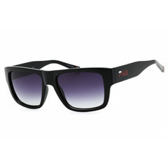 Fila Men's Sunglasses - Grey Lens Black Acetate Square Full Rim Frame | SFI281 0Z42