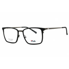 Fila Men's Eyeglasses - Clear Demo Lens Black Acetate Square Full Rim | VF9972 0568
