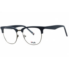 Fila Men's Eyeglasses - Clear Demo Lens Navy Metal Square Full Rim Frame | VFI174 0NAV