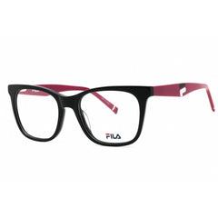 Fila Women's Eyeglasses - Clear Demo Lens Black Square Full Rim Frame | VFI175 0BLA