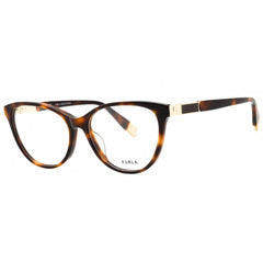 Furla Women's Eyeglasses - Tortoise Acetate Cat Eye Shape Full Rim Frame | VFU388 01AY