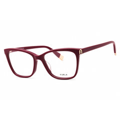 Furla Women's Eyeglasses - Burgundy Acetate Cat Eye Shape Full Rim Frame | VFU392 0U17