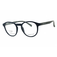 Gant Men's Eyeglasses - Matte Blue Injected Propionate Round Full Rim | GA3301 091