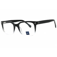 GAP Men's Eyeglasses - Black/Crystal Acetate Square Shape Full Rim Frame | VGP003 0BLA