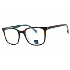 GAP Men's Eyeglasses - Clear Demo Lens Havana Plastic Square Full Rim | VGP013 0HAV