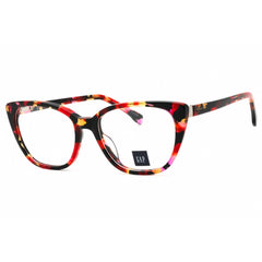 GAP Women's Eyeglasses - Red Havana Acetate Cat Eye Shape Full Rim Frame | VGP018 0RED