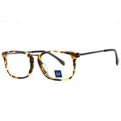 GAP Men's Eyeglasses - Clear Demo Lens Havana Acetate Square Full Rim | VGP026 0HAV