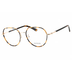 Guess Women's Eyeglasses - Pink Gold Metal Geometric Full Rim Frame | GU2915-D 033