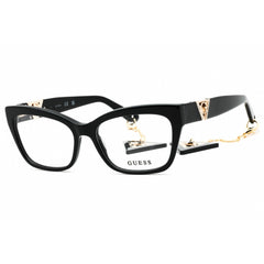 Guess Women's Eyeglasses - Shiny Black Acetate Cat Eye Full Rim Frame | GU2960 001