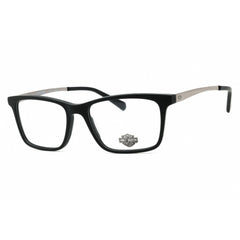Harley Davidson Men's Eyeglasses - Matte Black Rectangular Full Rim Frame | HD0779 002
