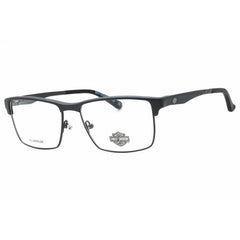 Harley Davidson Men's Eyeglasses - Matte Gunmetal Rectangular Full Rim | HD9026 009