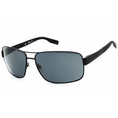 Hugo Boss Men's Sunglasses - Matte Black Metal Aviator Full Rim Frame | 0521/S 0003 00
