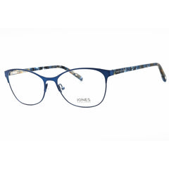 Jones New York Women's Eyeglasses - Blue Metal Cat Eye Full Rim Frame | J491 0BLE