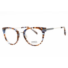 Jones New York Women's Eyeglasses - Blue Havana Acetate Cat Eye Frame | VJON789 0BLH