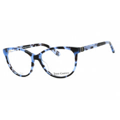 Juicy Couture Women's Eyeglasses - Blue Havana Cat Eye Full Rim Frame | Ju 182 0JBW 00