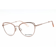 Juicy Couture Women's Eyeglasses - Brown Metal Cat Eye Full Rim | JU 200/G 009Q 00
