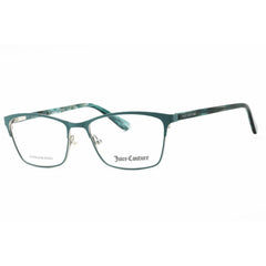 Juicy Couture Women's Eyeglasses - Teal Rectangular Full Rim Frame | JU 232 0ZI9 00