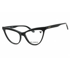 Karl Lagerfeld Women's Eyeglasses - Black Acetate Cat Eye Full Rim Frame | KL6079 001