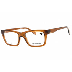 Karl Lagerfeld Men's Eyeglasses - Brown Injected Propionate Rectangular | KL6138 200