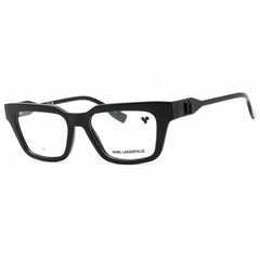 Karl Lagerfeld Unisex Eyeglasses - Black Rectangular Shape Full Rim Frame | KL6152 001