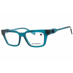Karl Lagerfeld Unisex Eyeglasses - Blue Injected Propionate Rectangular | KL6152 400