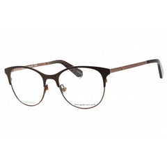 Kate Spade Women's Eyeglasses - Brown Metal Square Full Rim Frame | JENELL 009Q 00