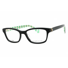 Kate Spade Women's Eyeglasses - Black Plastic Rectangular Full Rim | RENNE 0807 00