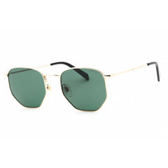 Levi's Unisex Sunglasses - Gold Metal Geometric Full Rim Frame | LV 1004/S 0J5G QT