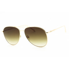 Longchamp Women's Sunglasses - Gold/Khaki Metal Aviator Full Rim Frame | LO139S 712