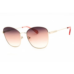 Longchamp Women's Sunglasses - Gold/Brown Metal Cat Eye Full Rim Frame | LO164S 727
